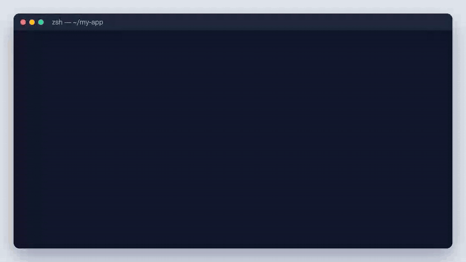 echo で PreToolUse の JSON を hook スクリプトに流し込み、rm -rf は deny、npm test は exit=0、.env の Read は exit=2 になることを確かめる様子