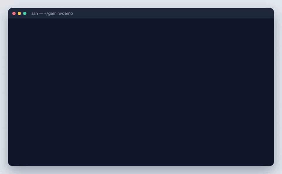 google-genai 2.28.0 を入れて API キーなしで実行すると ValueError になり、Gemini CLI 0.62.0 も認証方法の設定を求めて止まる様子